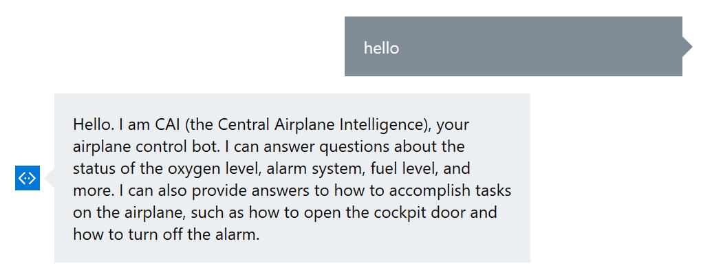 CAI Welcome Screen